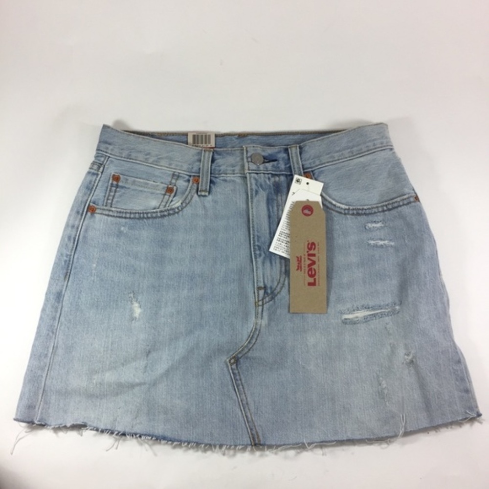 Levis Distressed size 30 Blue Jean Skirt